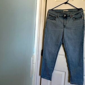 Levi, Stratus and Co blue jeans, boyfriend style waist 30 x27 inseam.#Denim